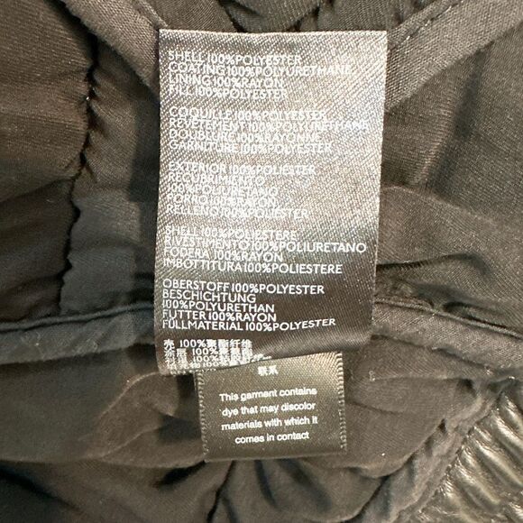 We The Free Faux Leather Quilted Bomber Jacket NWT - Picture 9 of 10